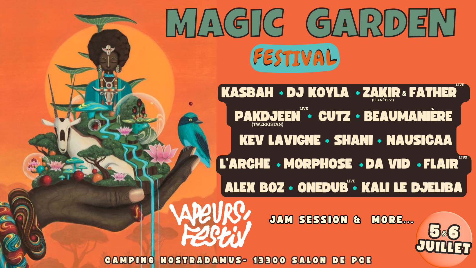 1ère édition de Magic Garden Festival Salon de Provence